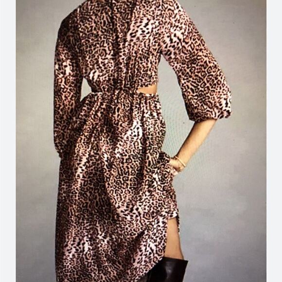 NEW Anthropologie Ranna Gill leopard print dress - Picture 9 of 12